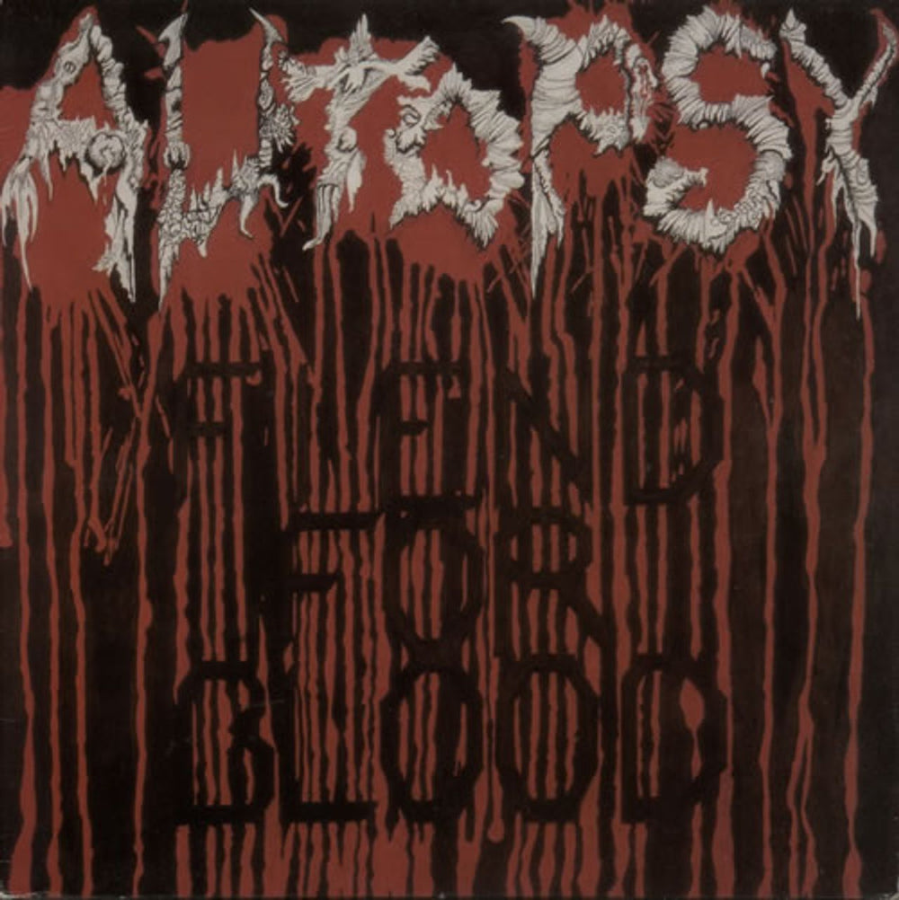 Autopsy Fiend For Blood - EX UK 12" vinyl single (12 inch record / Maxi-single) VILE29T