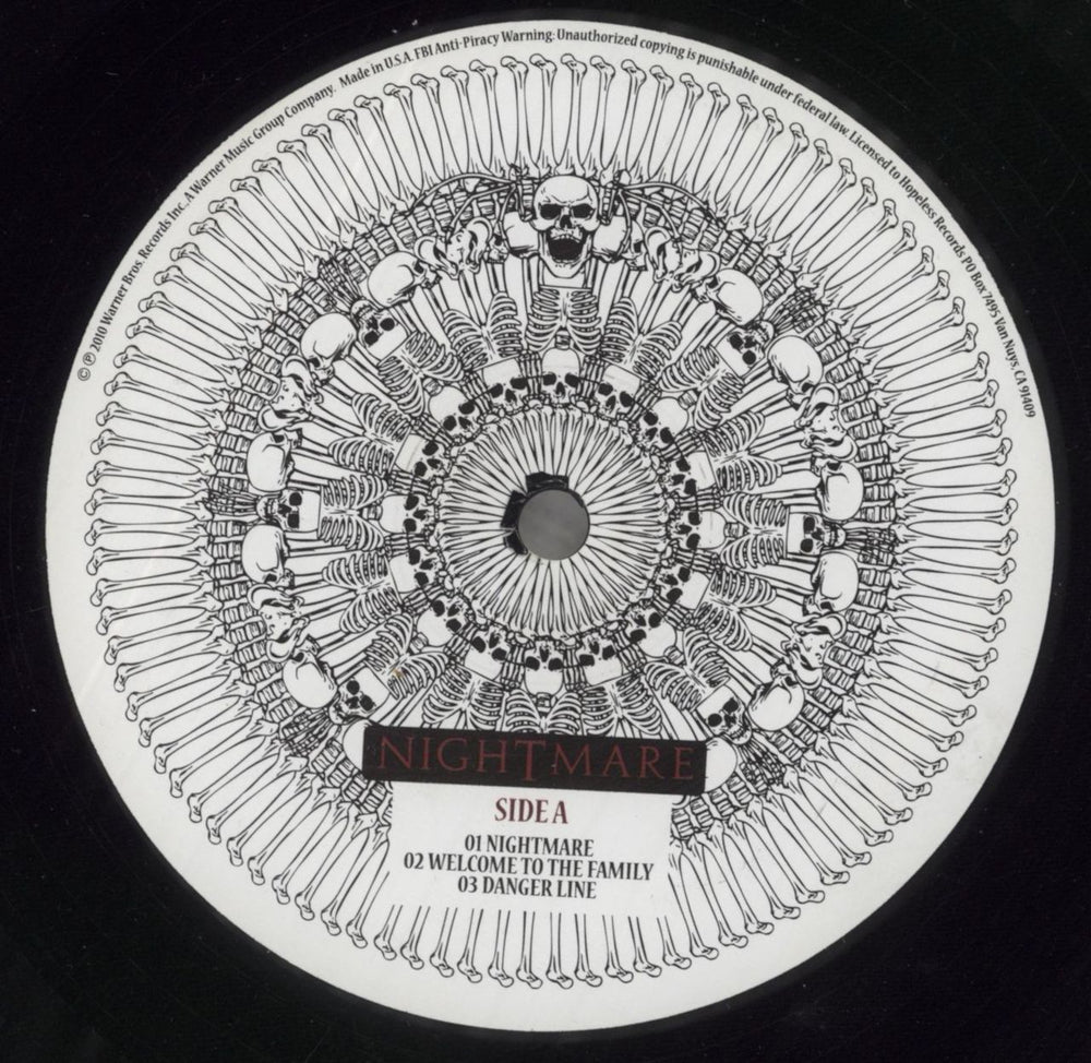 Avenged Sevenfold Nightmare US 2-LP vinyl record set (Double LP Album) A7F2LNI858937