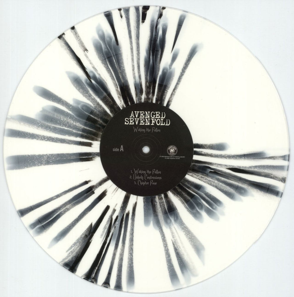 Avenged Sevenfold Waking The Fallen - Black with White Splatter US 2-LP vinyl record set (Double LP Album) A7F2LWA876656