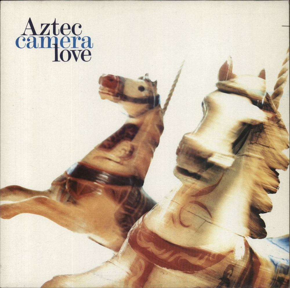 Aztec Camera Love UK vinyl LP album (LP record) WX128