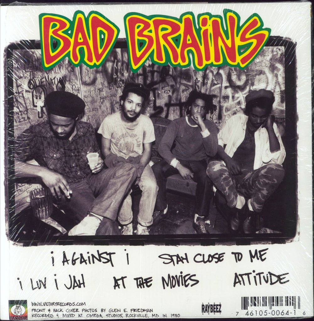 Bad Brains Omega Sessions US 10" vinyl single (10 inch record) 746105006416