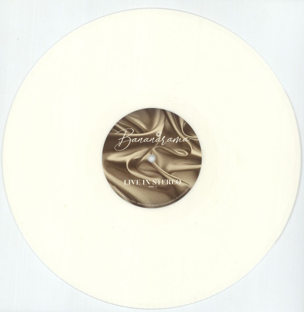 Bananarama Live In Stereo - White Vinyl - Autographed UK vinyl LP album (LP record) BANLPLI880944