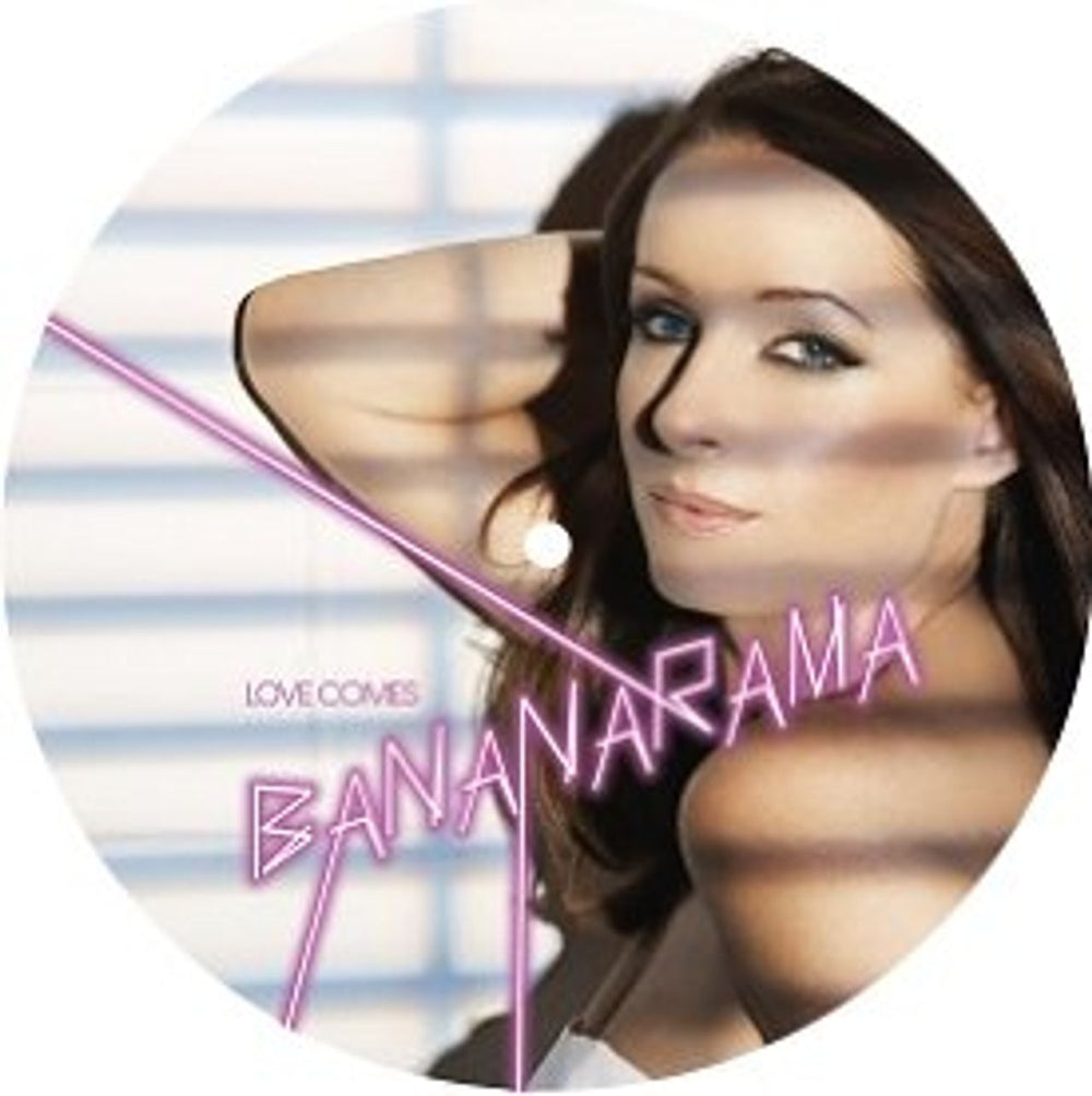Bananarama Love Comes UK 7" vinyl picture disc (7 inch picture disc single) NANA30K