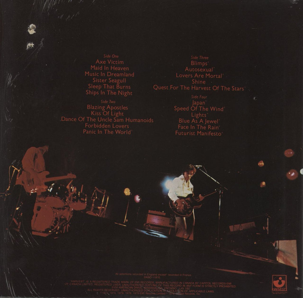 Be Bop Deluxe The Best Of And The Rest Of Canadian 2-LP vinyl record set (Double LP Album)