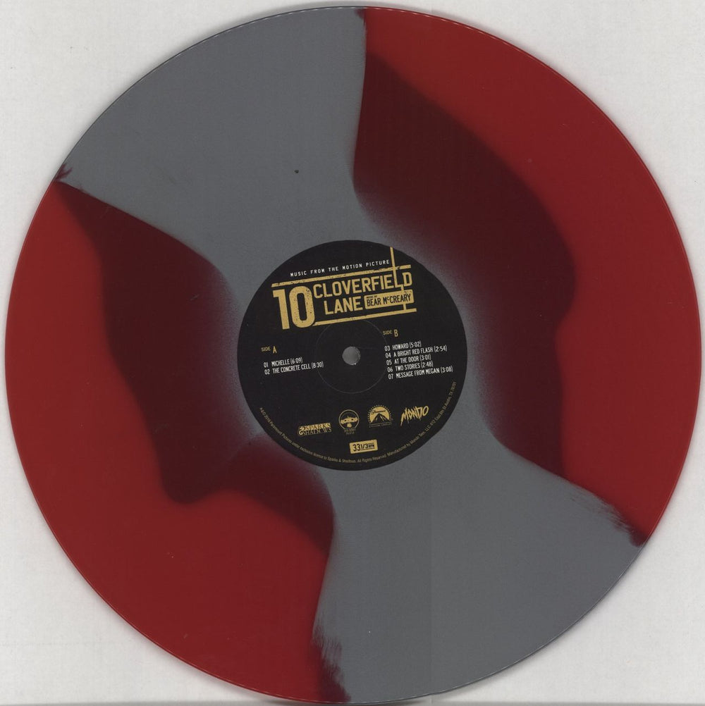 Bear McCreary 10 Cloverfield Lane [Music From The Motion Picture] - Red w/ Silver Stripe Vinyl US 2-LP vinyl record set (Double LP Album) 7FN2LCL856971