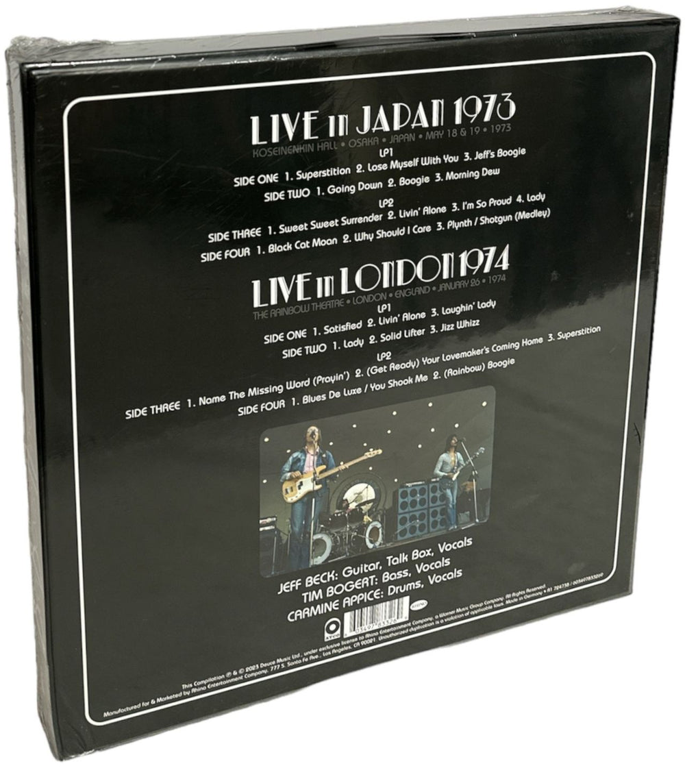 Beck, Bogert & Appice Live In Japan 1973 / Live In London 1974 - Sealed Box German Vinyl Box Set 603497833269