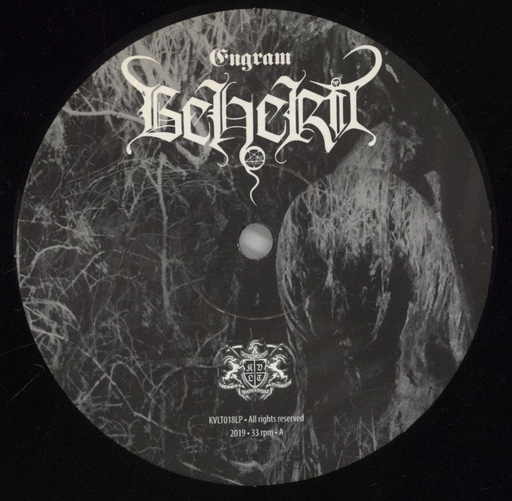 Beherit Engram Finnish vinyl LP album (LP record) 6IZLPEN862886