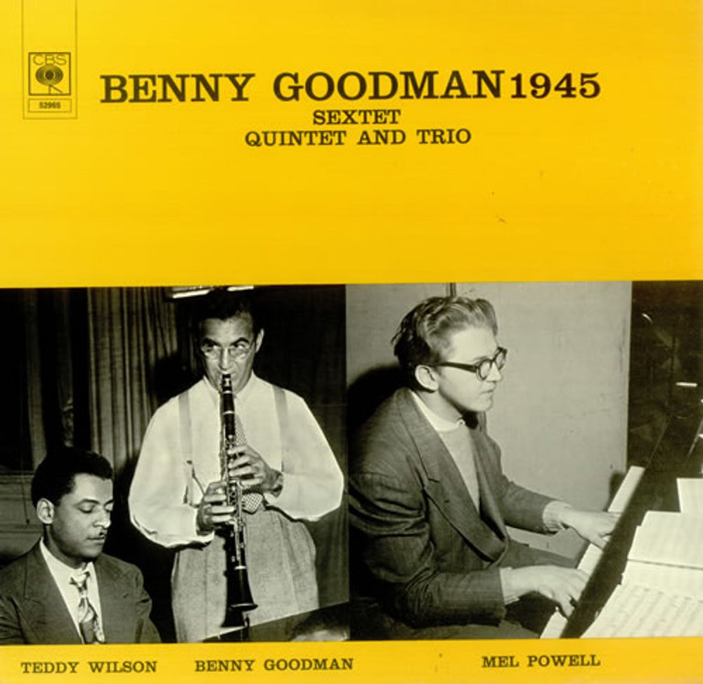 Benny Goodman Benny Goodman 1945 Dutch vinyl LP album (LP record) 52965