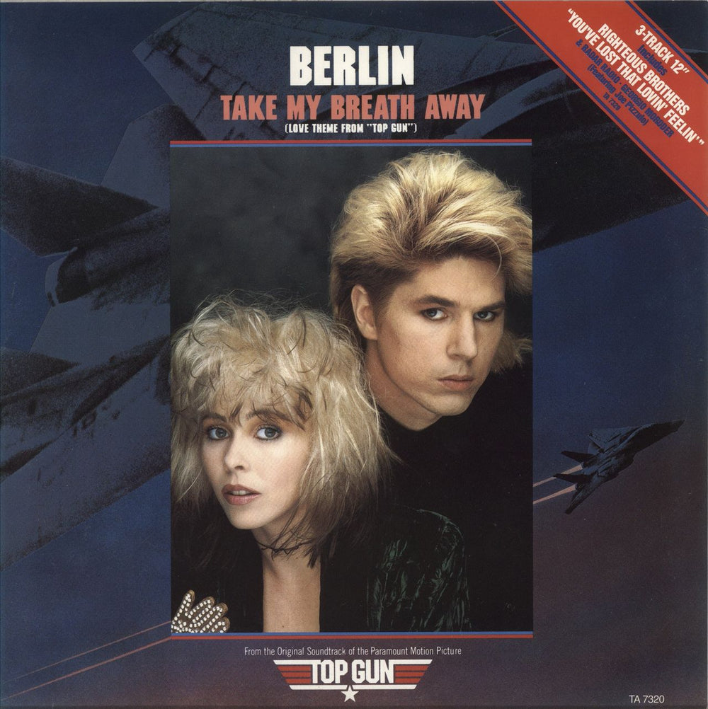 Berlin Take My Breath Away UK 12" vinyl single (12 inch record / Maxi-single) TA7320