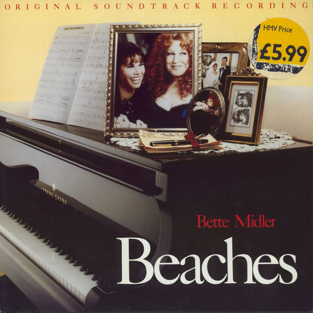 Bette Midler Beaches - Original Soundtrack Recording German vinyl LP album (LP record) 781933-1