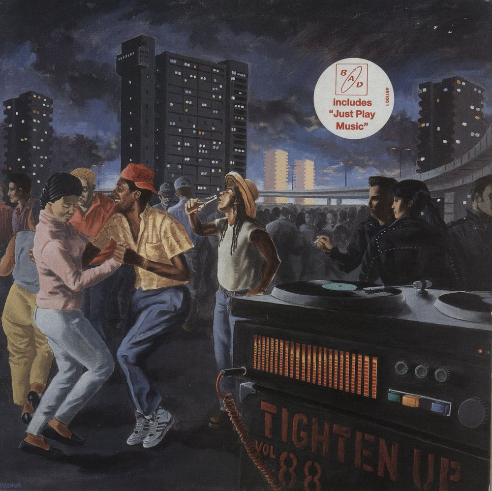 Big Audio Dynamite Tighten Up Vol. 88 UK vinyl LP album (LP record) 4611991