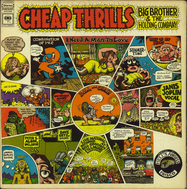 Big Brother & The Holding Company Cheap Thrills US vinyl LP album (LP record) KCS9700