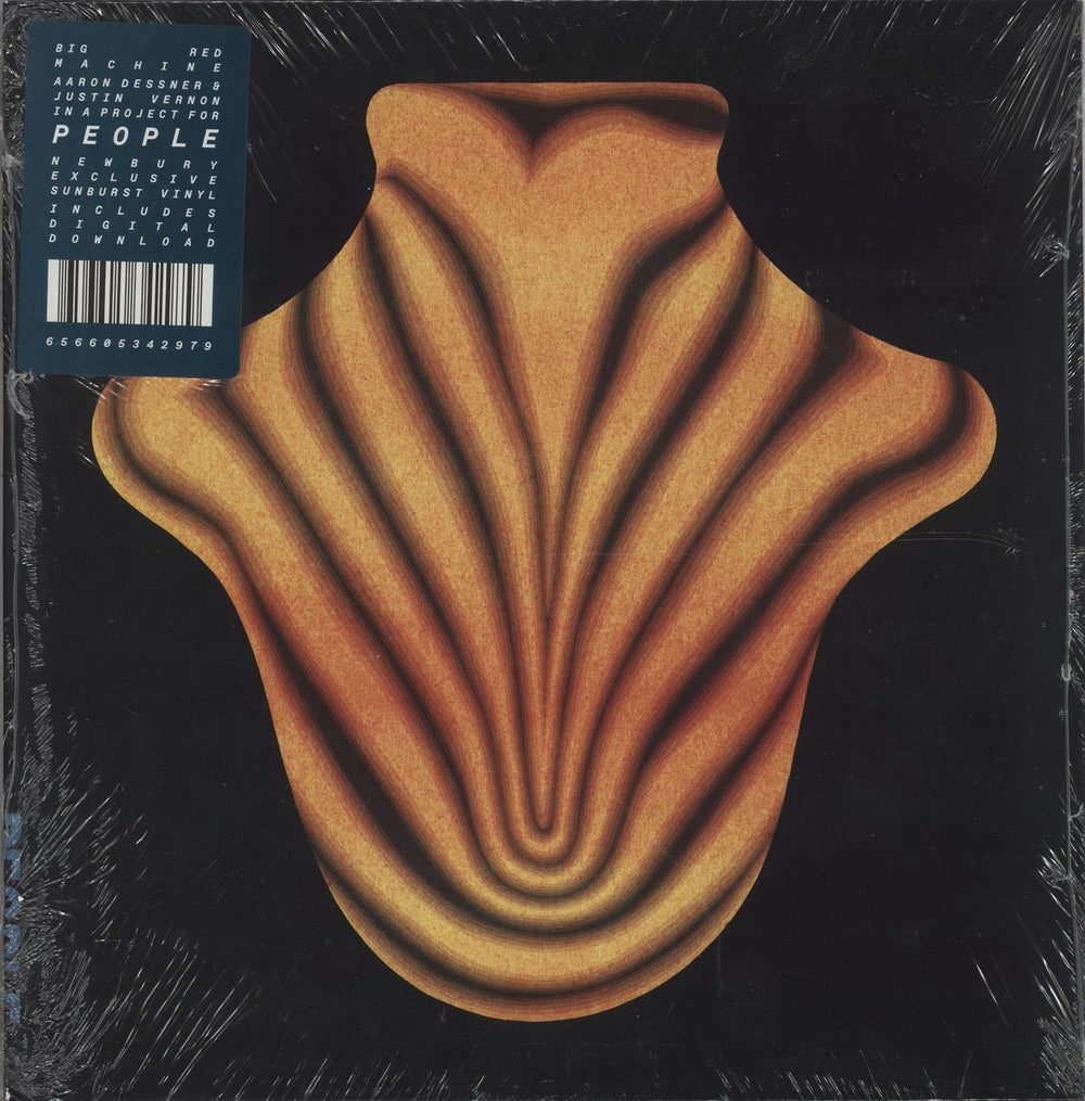 Big Red Machine Big Red Machine - Sunburst Opaque Vinyl - Sealed US 2-LP vinyl record set (Double LP Album) JAG335