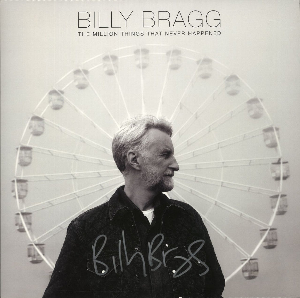 Billy Bragg The Million Things That Never Happened - Sealed + Signed Print UK vinyl LP album (LP record) COOKLP802