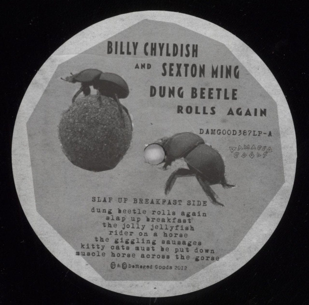 Billy Childish Dung Beetle Rolls Again UK vinyl LP album (LP record) BLCLPDU834690