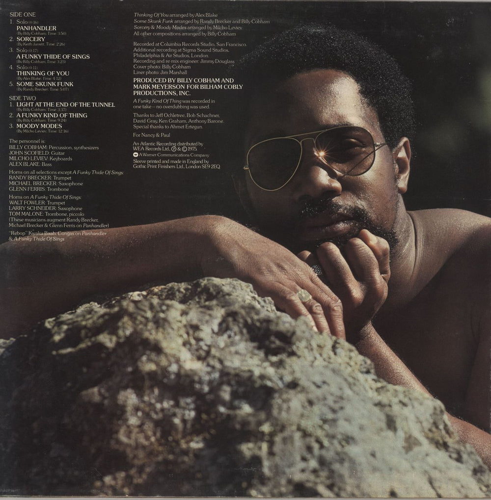 Billy Cobham A Funky Thide Of Sings UK vinyl LP album (LP record)