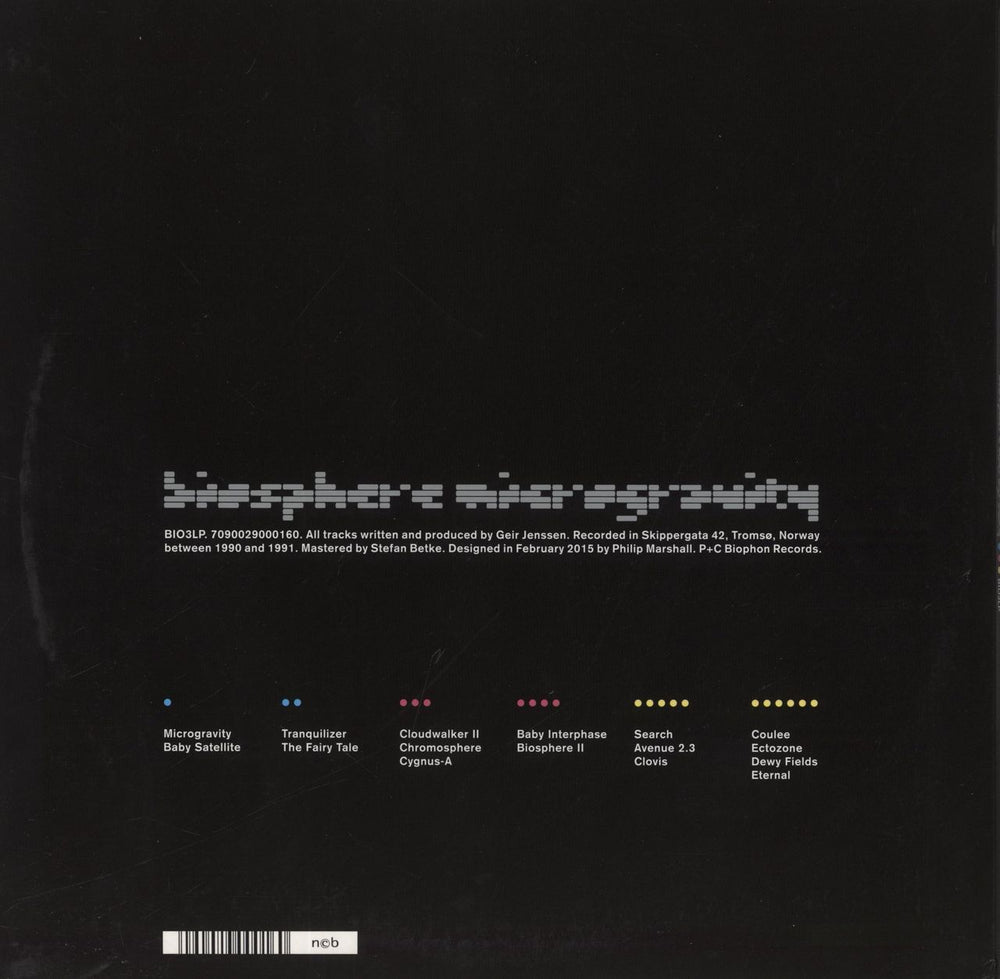 Biosphere Microgravity Norwegian 3-LP vinyl record set (Triple LP Album) 7090029000160