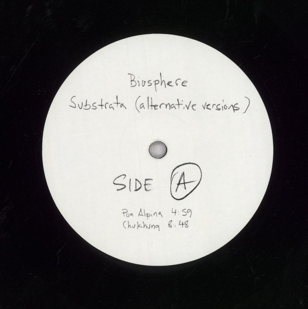 Biosphere Substrata (Alternative Versions) Norwegian vinyl LP album (LP record) 7090029003741