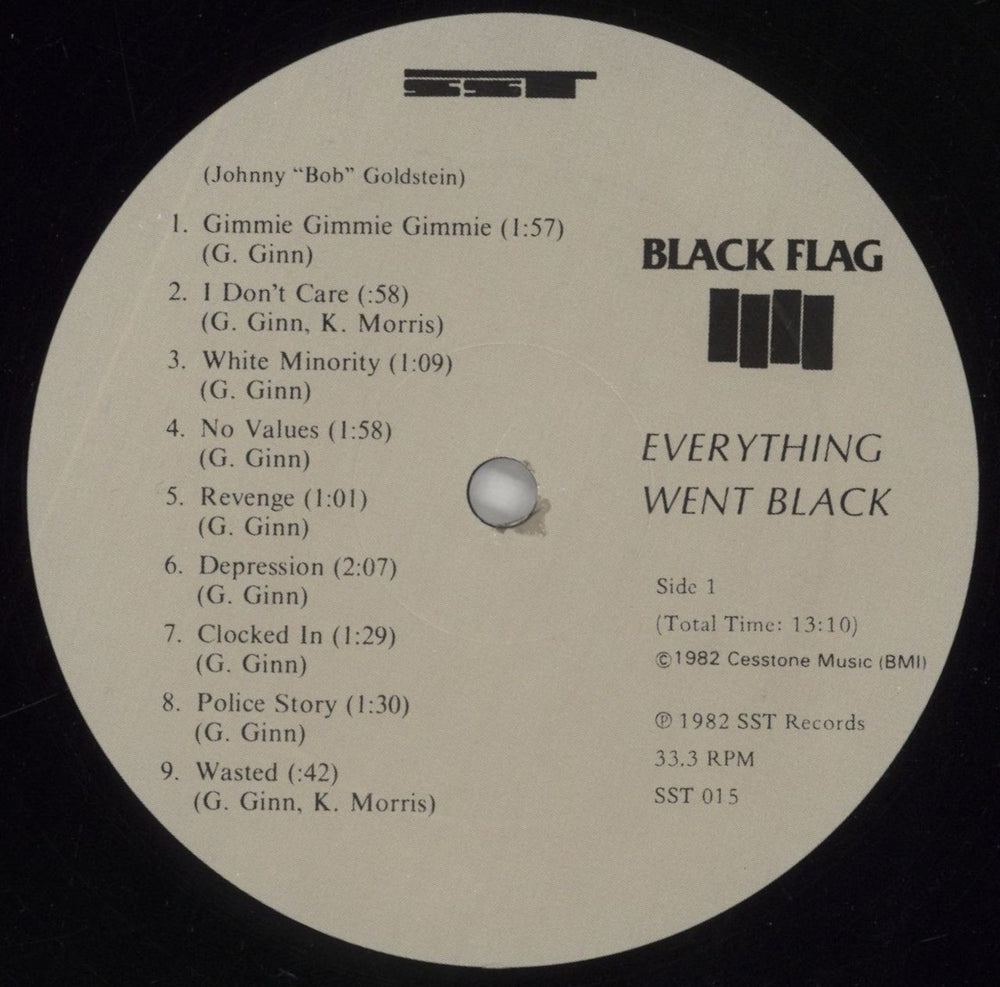 Black Flag Everything Went Black + Poster + Sticker US 2-LP vinyl record set (Double LP Album) BD72LEV860436
