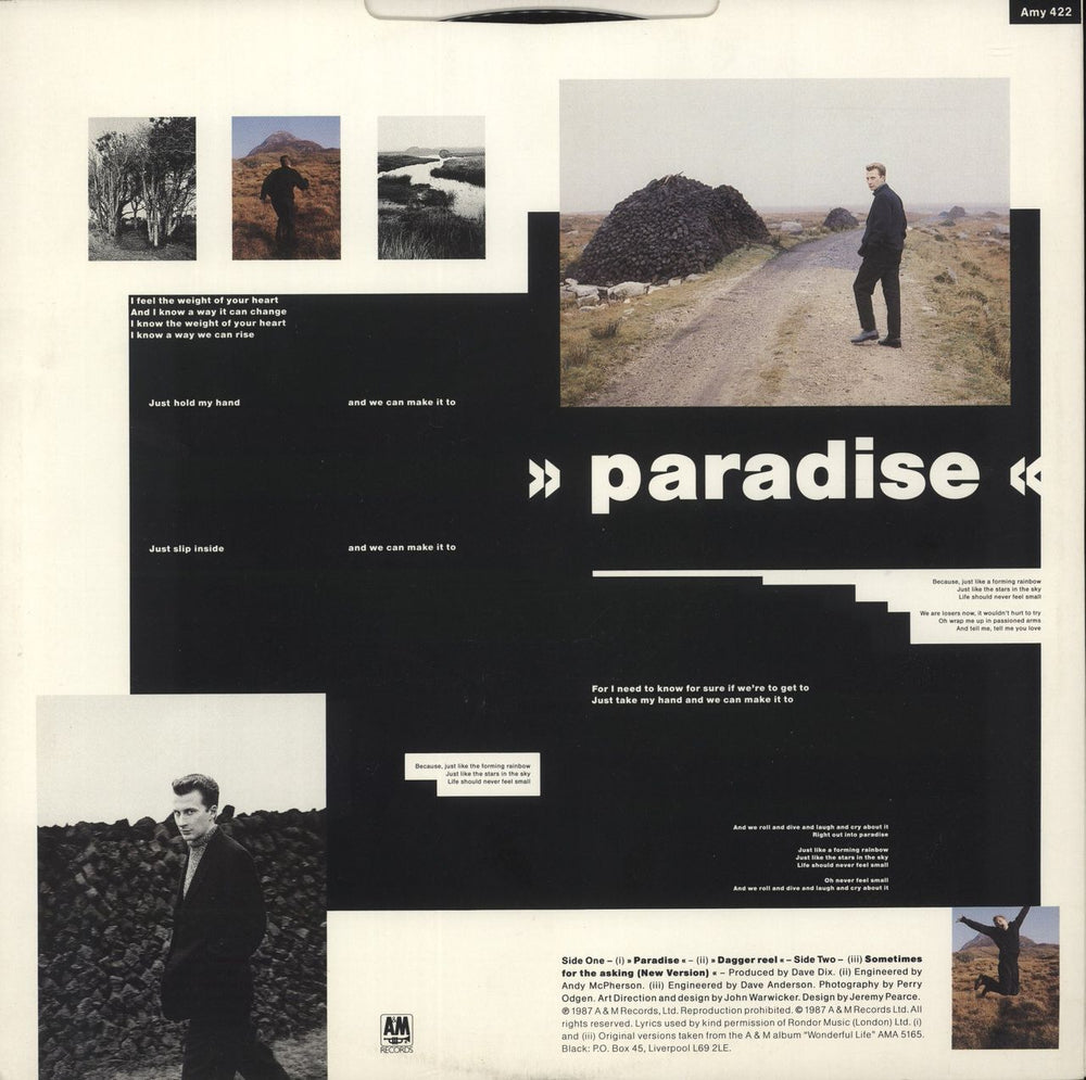 Black Paradise UK 12" vinyl single (12 inch record / Maxi-single)