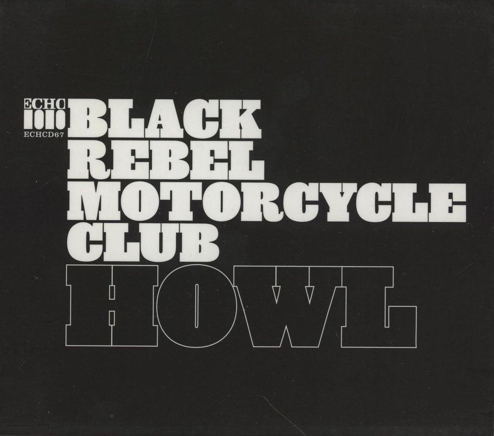 Black Rebel Motorcycle Club Howl + Slipcase UK CD album (CDLP) ECHCD67