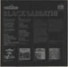 Black Sabbath Attention! Black Sabbath German vinyl LP album (LP record)