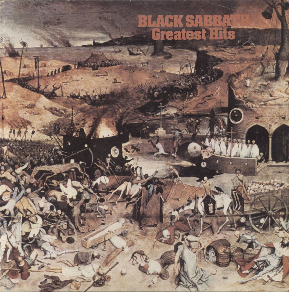 Black Sabbath Greatest Hits - Smooth Sleeve - VG UK vinyl LP album (LP record) NEL6009