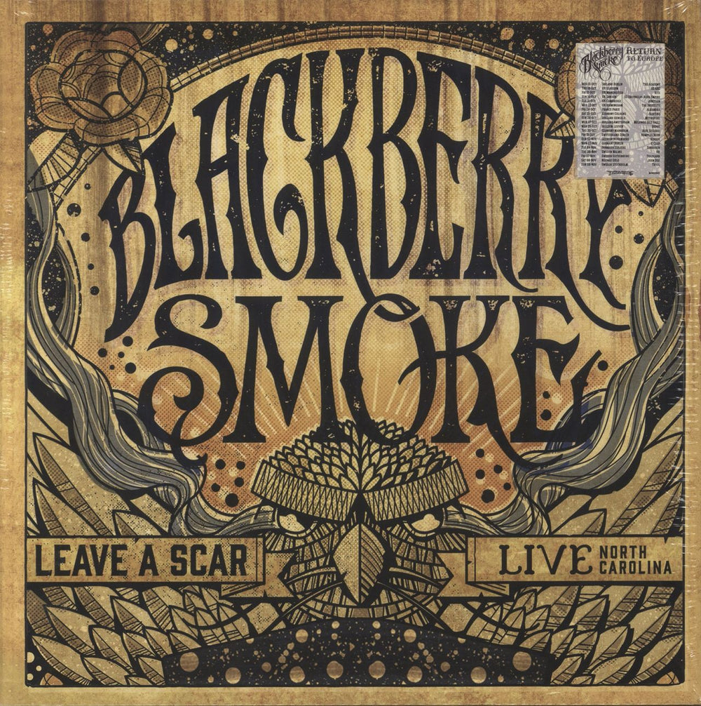 Blackberry Smoke Leave A Scar Live - Red Vinyl UK 2-LP vinyl record set (Double LP Album) MOSH520LP