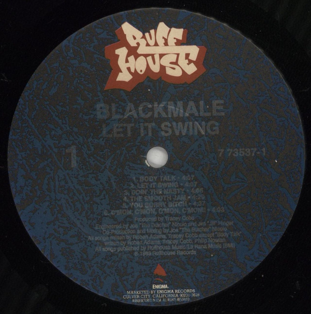 Blackmale Let It Swing - shrink US vinyl LP album (LP record) 82BLPLE874821