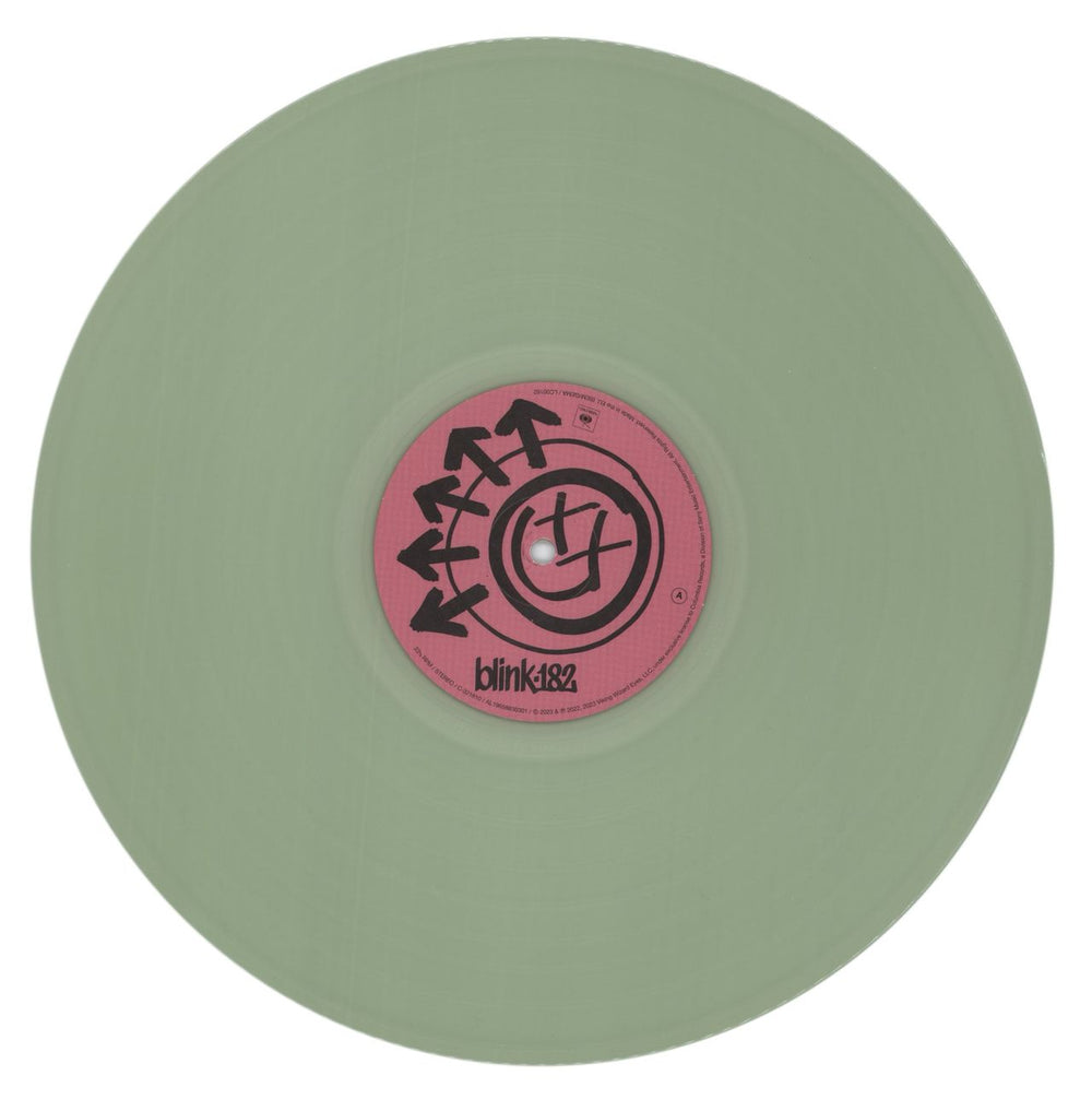 Blink 182 One More Time - Coke Bottle Clear Vinyl UK vinyl LP album (LP record) B18LPON871188