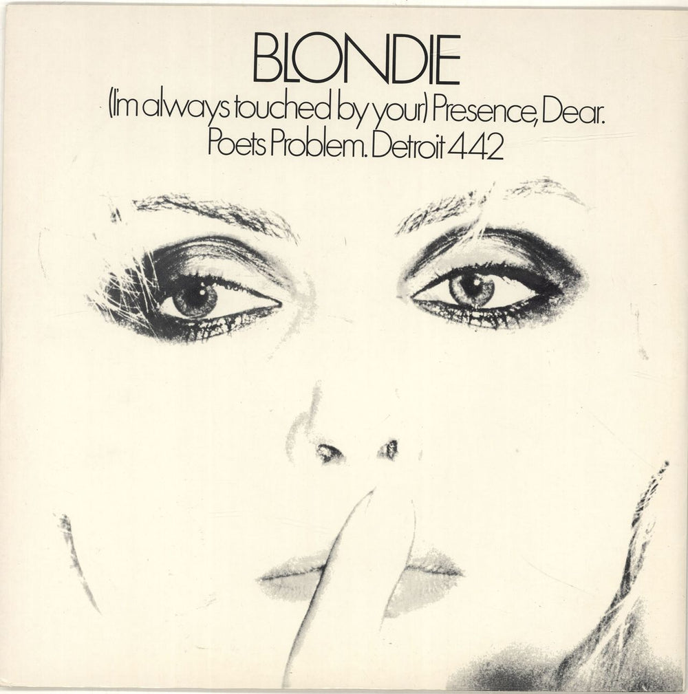 Blondie I'm Always Touched By Your Presence Dear - EX UK 12" vinyl single (12 inch record / Maxi-single) CHS2217/12