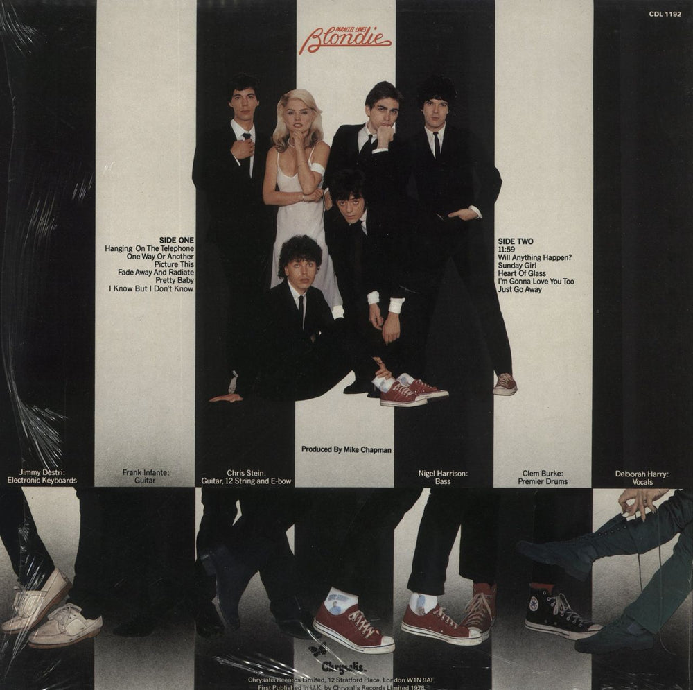 Blondie Parallel Lines + Inner - Shrink UK vinyl LP album (LP record)