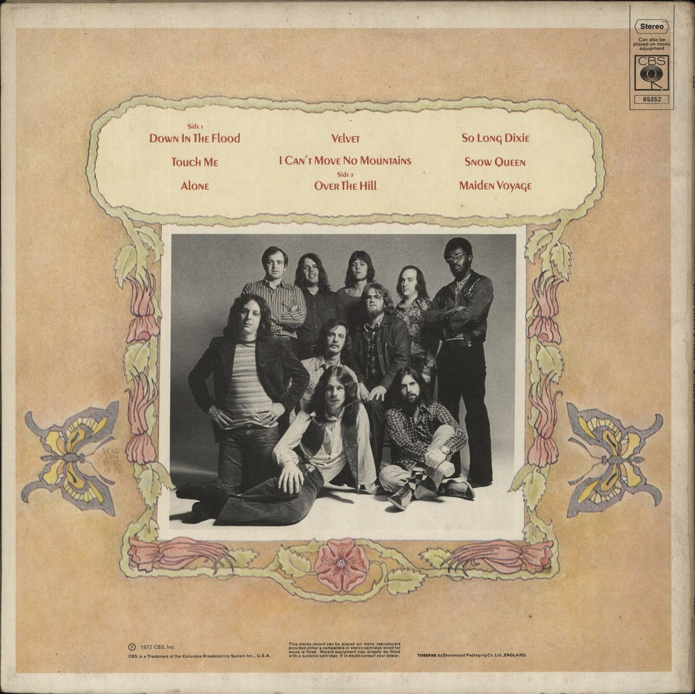 Blood Sweat & Tears New Blood UK vinyl LP album (LP record)