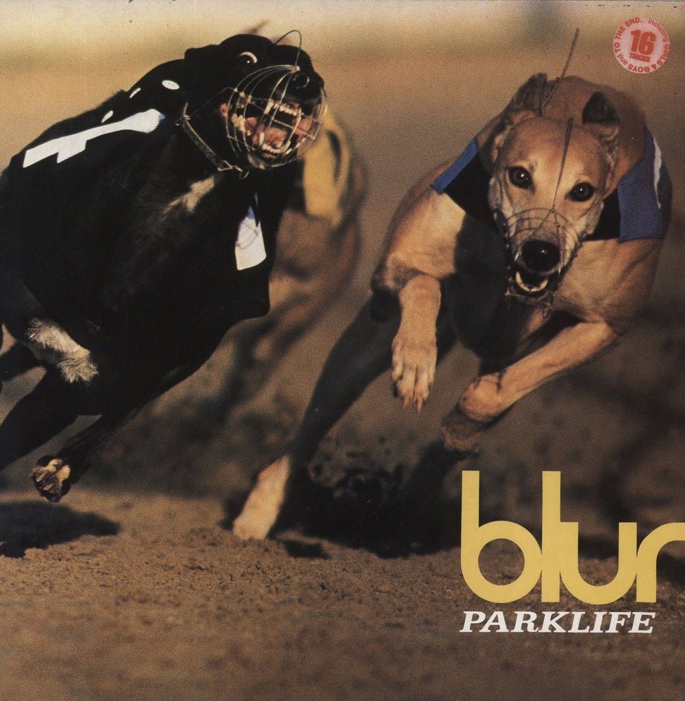 Blur Parklife - Hype Stickered - VG UK vinyl LP album (LP record) FOODLP10