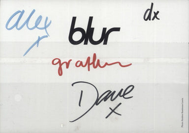 Blur The Ballad Of Darren - Coloured Vinyl - Sealed + Autographed Card & Slipmat UK vinyl LP album (LP record) BLRLPTH880524