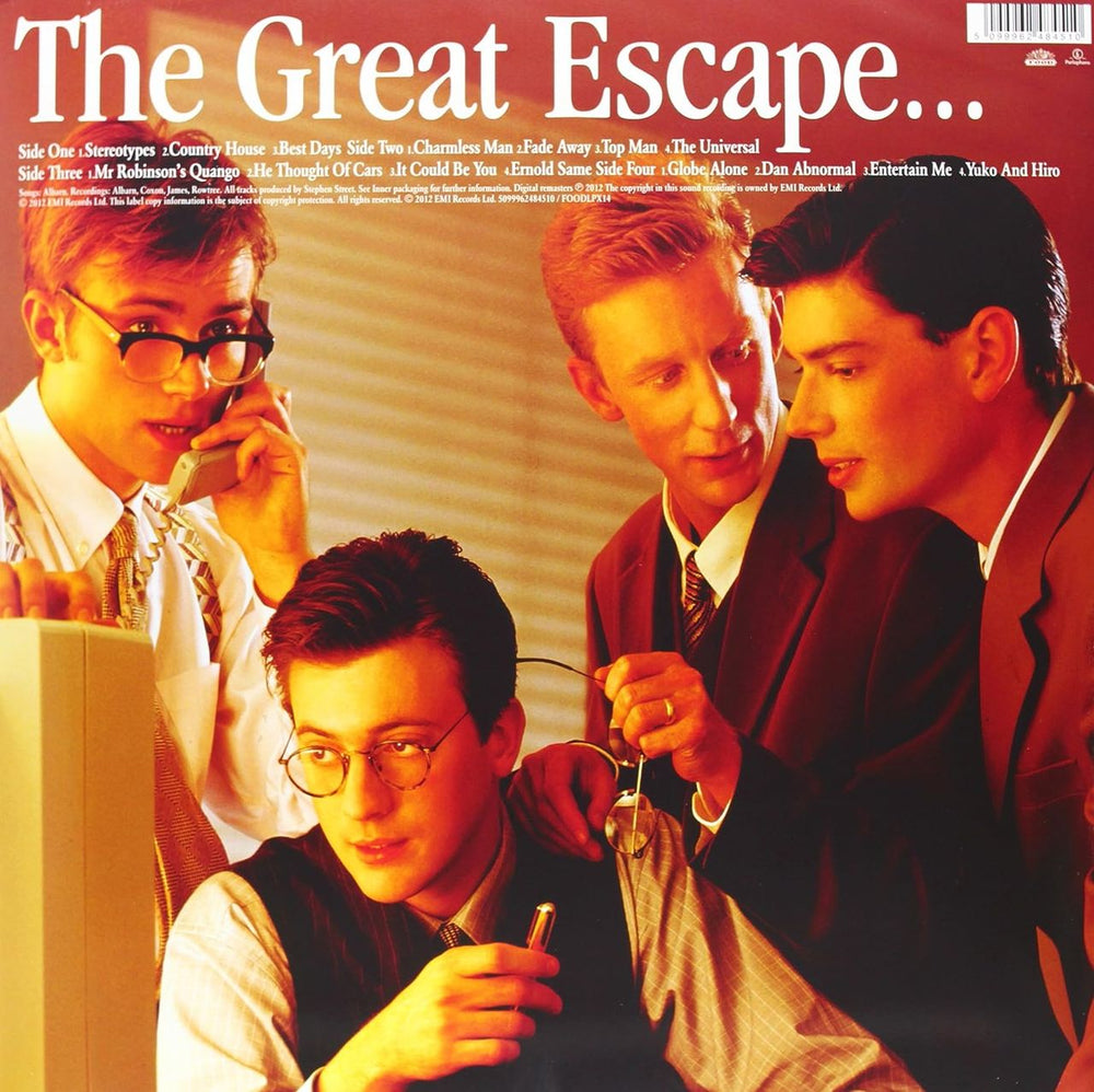 Blur The Great Escape - 180 Gram Remastered - Sealed UK 2-LP vinyl record set (Double LP Album) 5099962484510