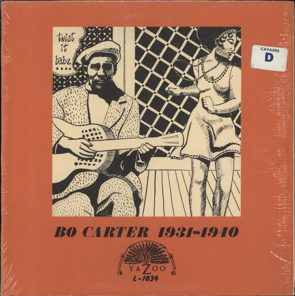 Bo Carter Twist It Babe 1931-1940 US vinyl LP album (LP record) L-1034