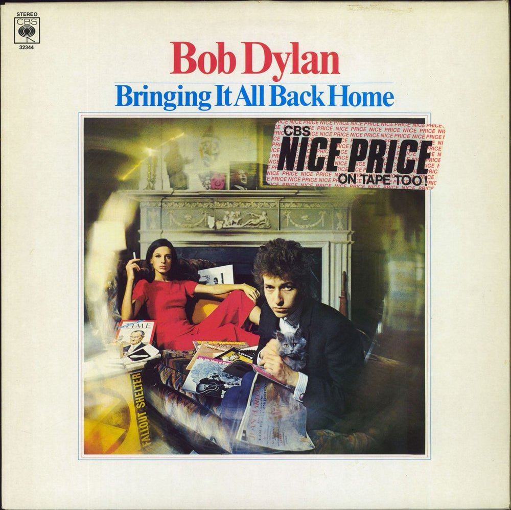 Bob Dylan Bringing It All Back Home - Red Label UK vinyl LP album (LP record) CBS32344