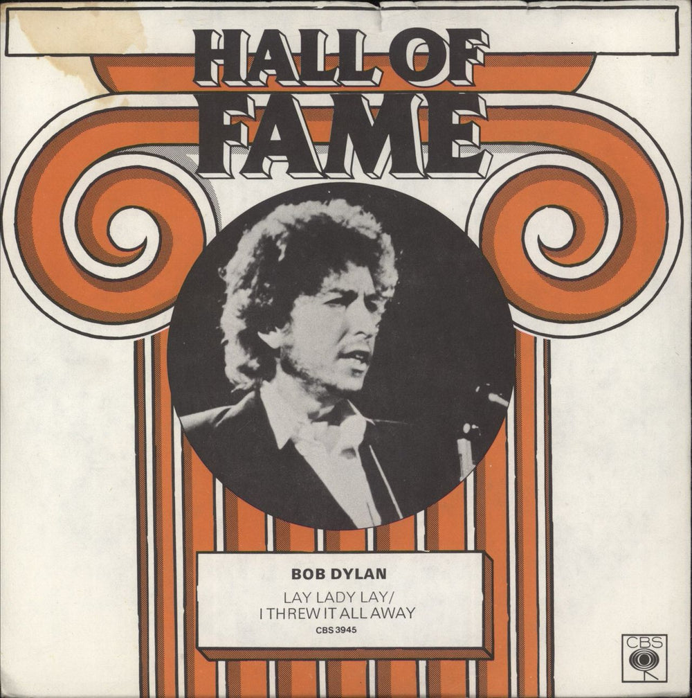 Bob Dylan Lay Lady Lay - Series Sleeve UK 7" vinyl single (7 inch record / 45) SCBS3945