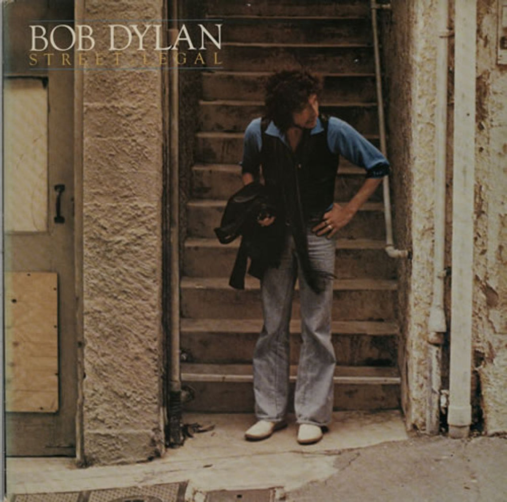 Bob Dylan Street Legal - 1st - promo stamped UK vinyl LP album (LP record) 86067