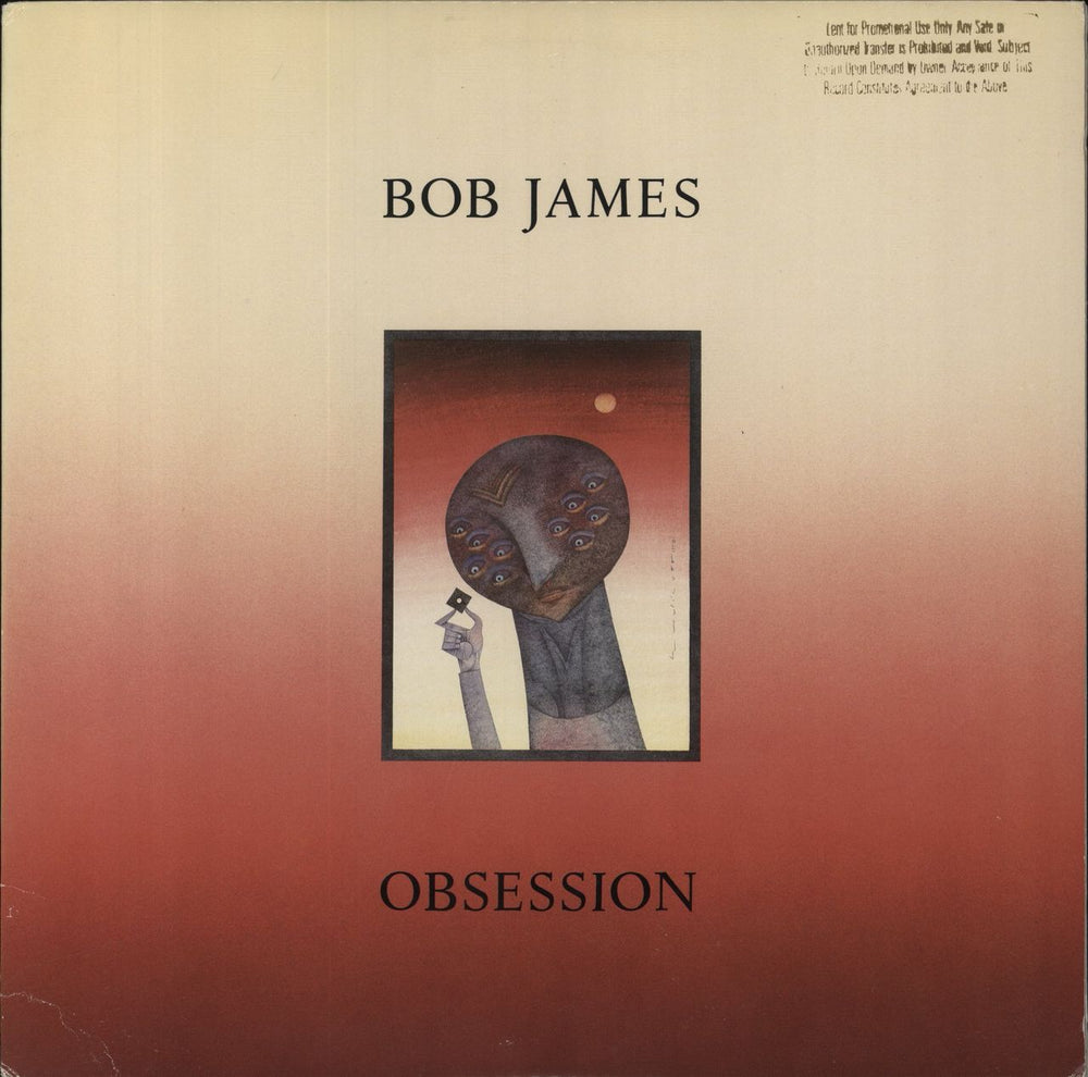 Bob James Obsession US Promo vinyl LP album (LP record) 25495-1