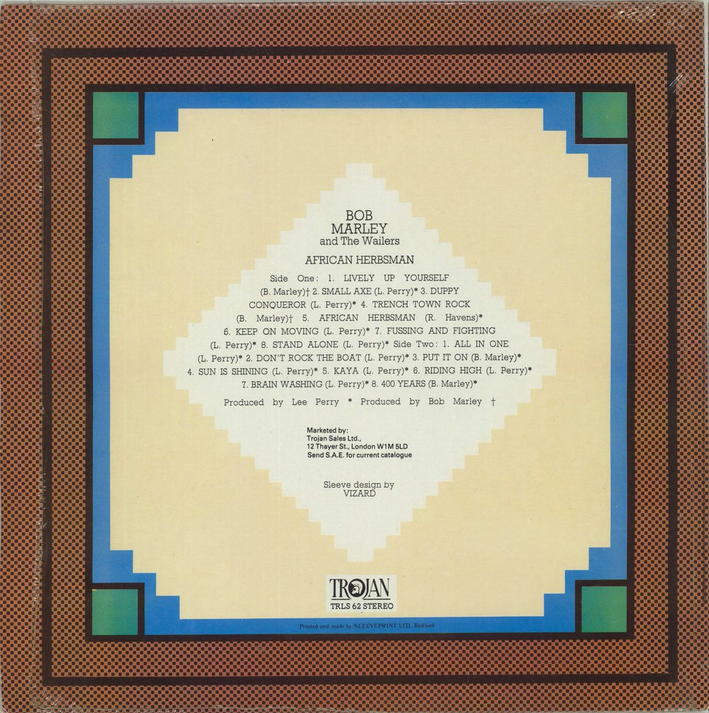 Bob Marley & The Wailers African Herbsman - Shrink UK vinyl LP album (LP record)