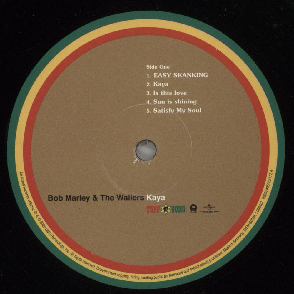 Bob Marley & The Wailers Kaya UK 2-LP vinyl record set (Double LP Album) BML2LKA878311