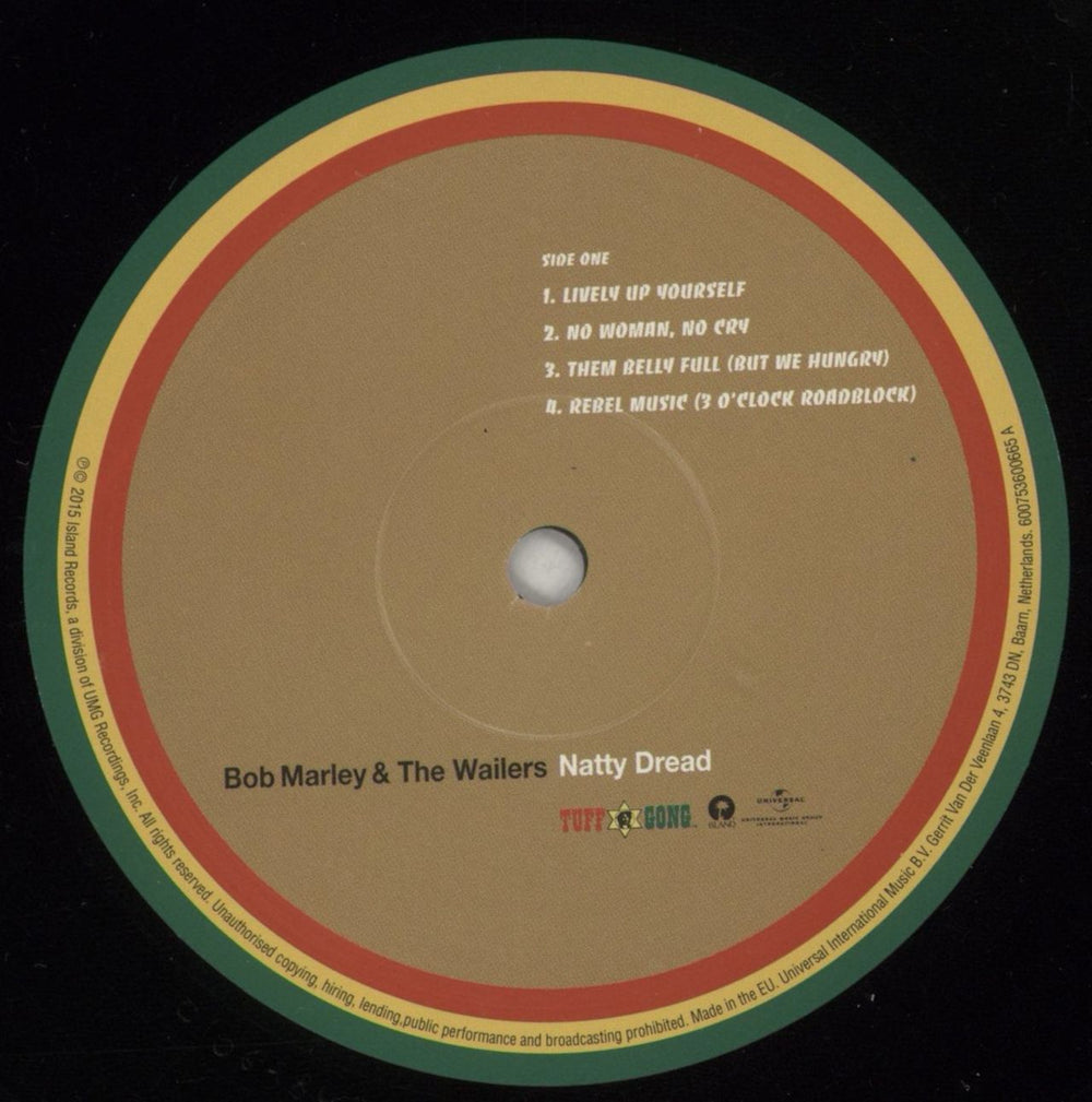 Bob Marley & The Wailers Natty Dread UK vinyl LP album (LP record) BMLLPNA878423