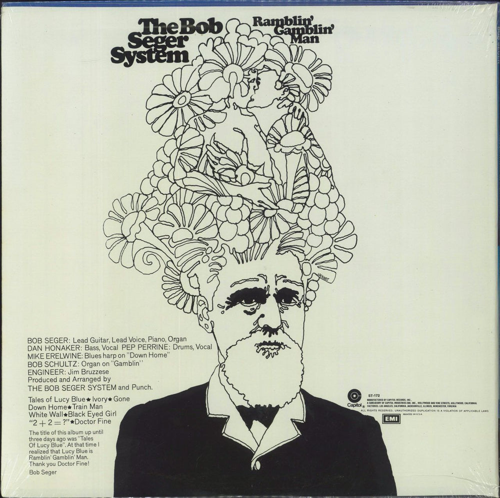 Bob Seger Ramblin' Gamblin' Man - Sealed US vinyl LP album (LP record)