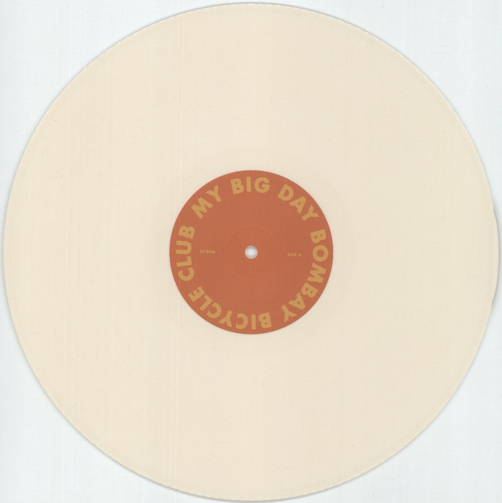 Bombay Bicycle Club My Big Day - White Egg Vinyl - Autographed UK vinyl LP album (LP record) BQCLPMY879098
