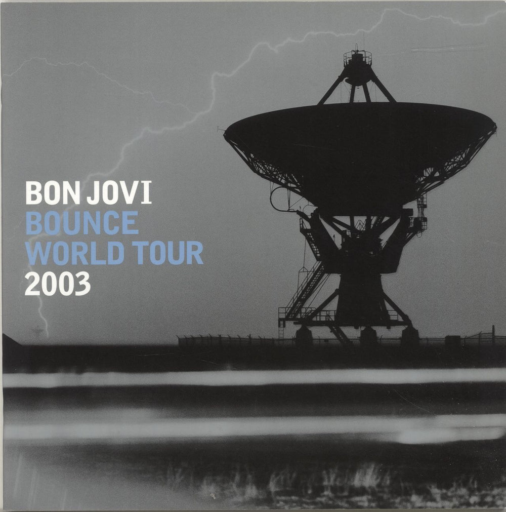 Bon Jovi Bounce World Tour 2003 + Ticket UK tour programme PROGRAMME & TICKET