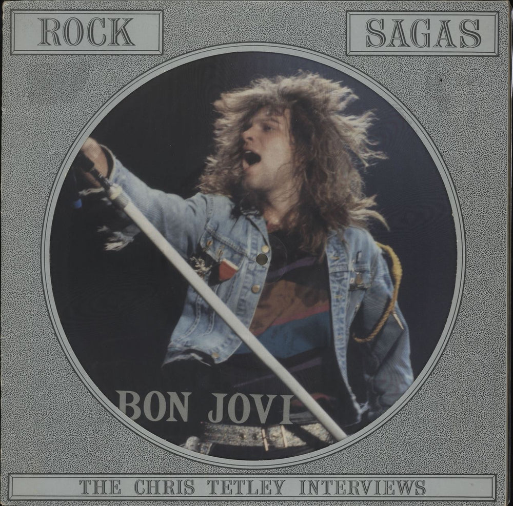 Bon Jovi The Chris Tetley Interview UK picture disc LP (vinyl picture disc album) CT1001