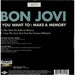 Bon Jovi [You Want To] Make A Memory UK 7" vinyl single (7 inch record / 45) BON07YO401486