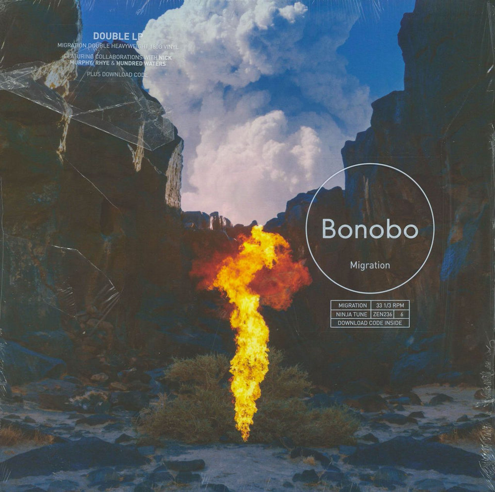 Bonobo Migration - 180gm Vinyl UK 2-LP vinyl record set (Double LP Album) ZEN236